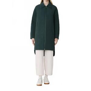 NEW SOIA&KYO laleh-l duvet down coat in midnight forest